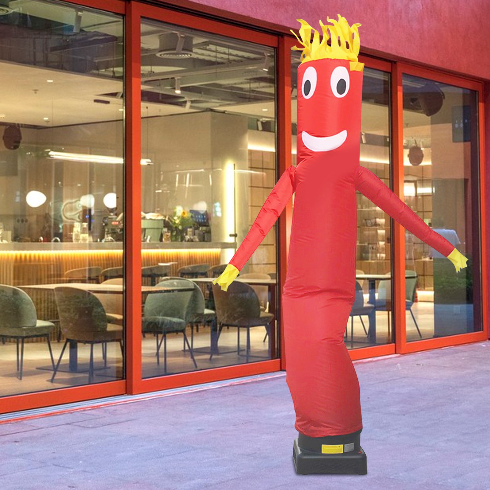 3m/10ft Advertising Inflatable Tube Men Blow Up Giant Waving Arm Fly Human Model