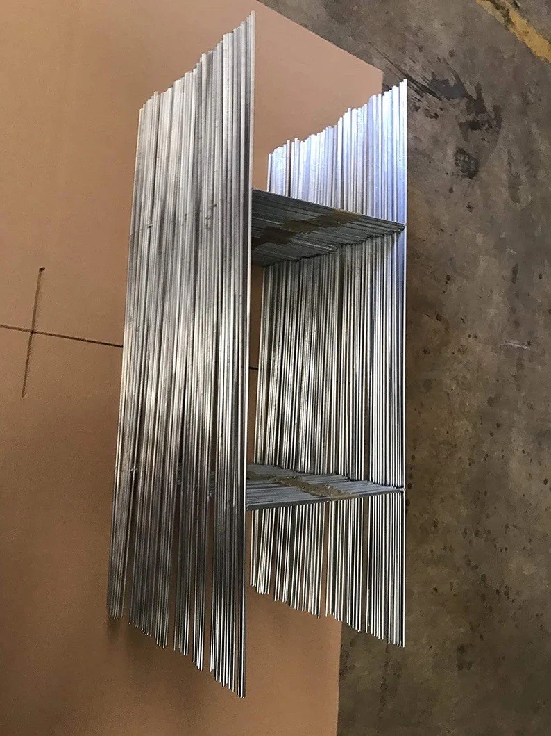 Galvanized steel yard sign stakes (22 Qty)
