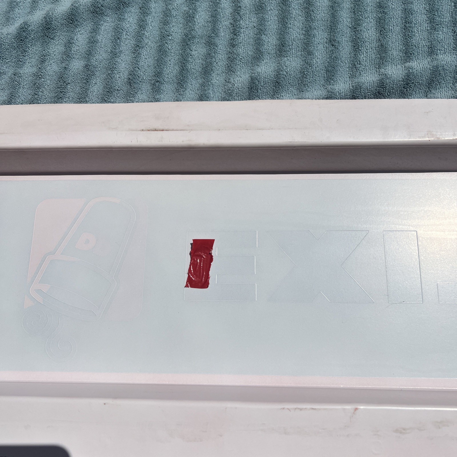 Dunkin Donuts Drive Thru Coffee Cup Directional Exit Left Arrow Sign Panel OEM