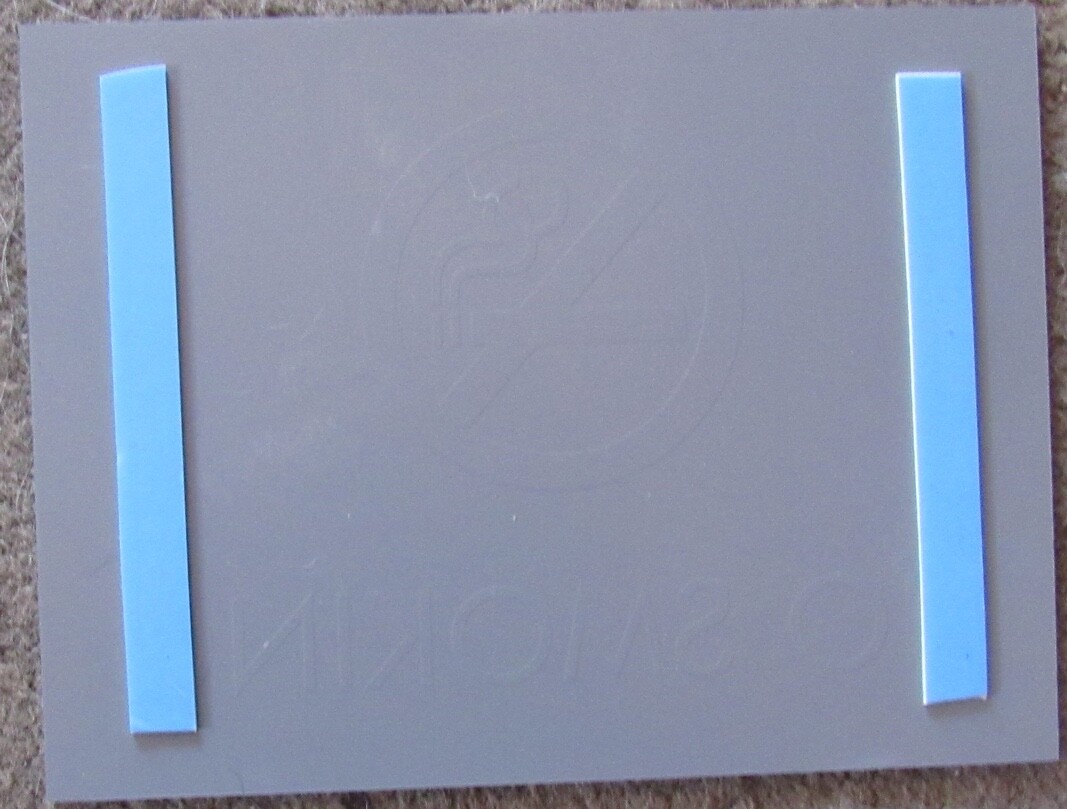 No Smoking Sign Grey 6 x 8 inches