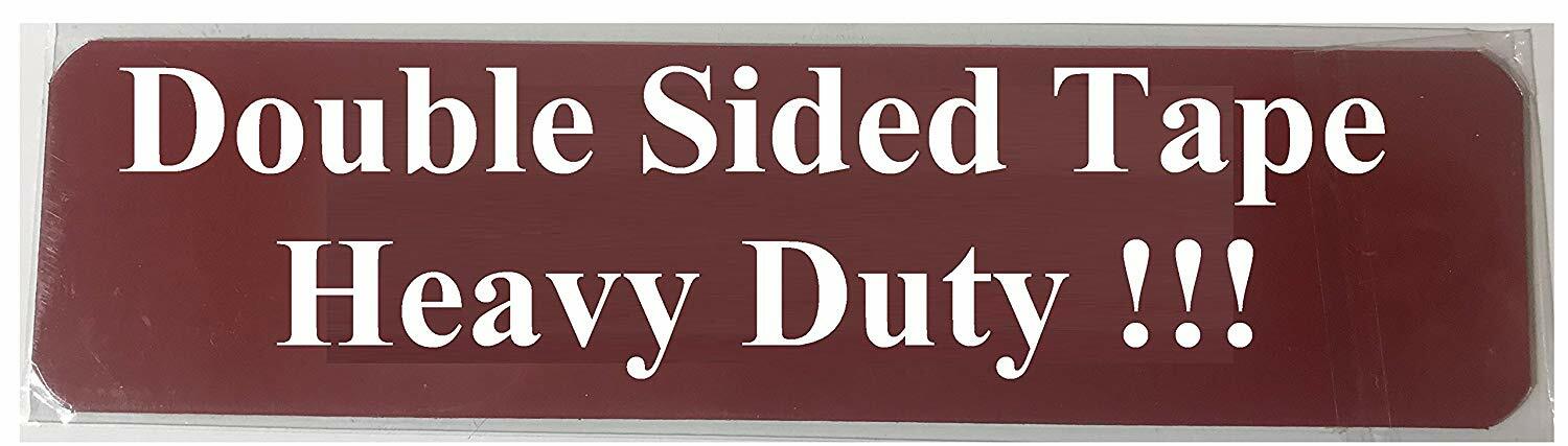 RESTROOM SIGN (BRUSHED ALUMINUM 2X8-HEAVY DUTY !!! )-The Mont argent..REF24-1027