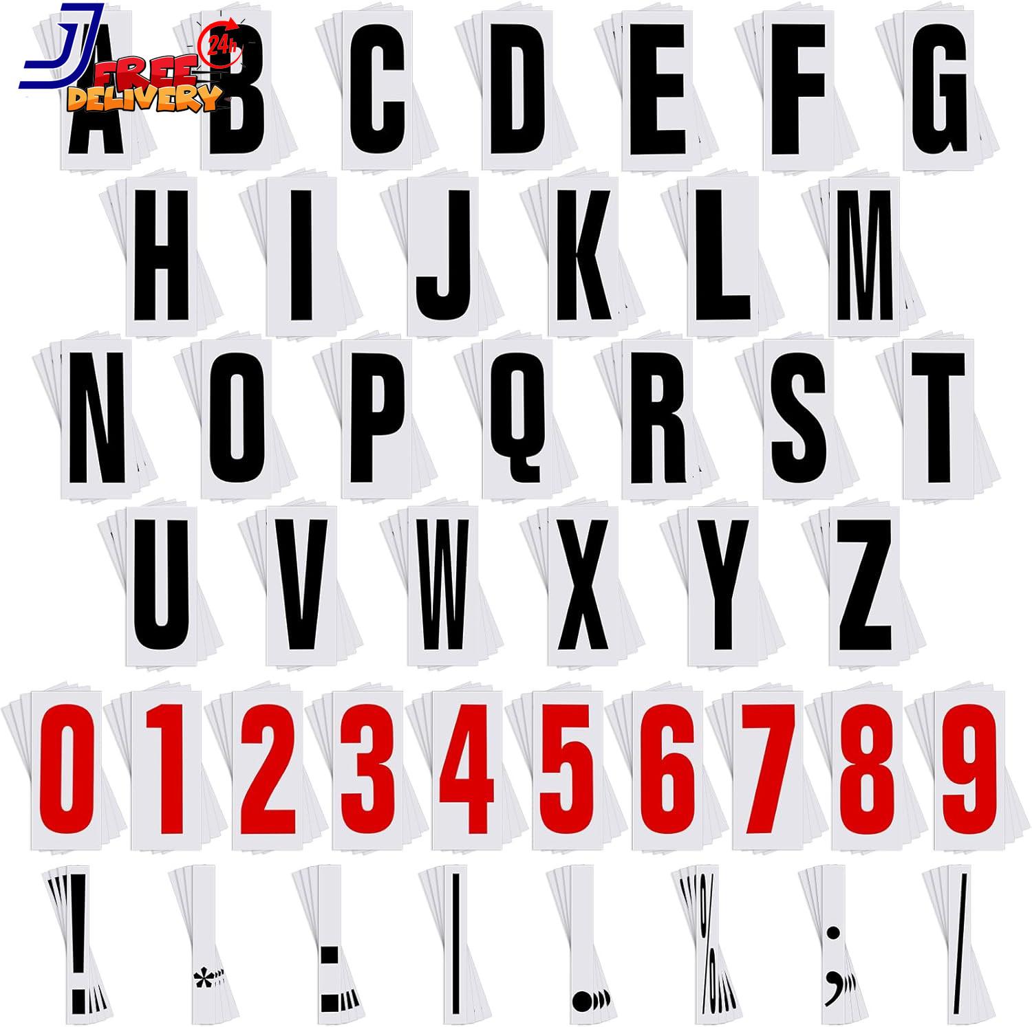 400 Pcs Marquee Sign Letters Flexible Plastic Letter Flexible Panel for Outdoor