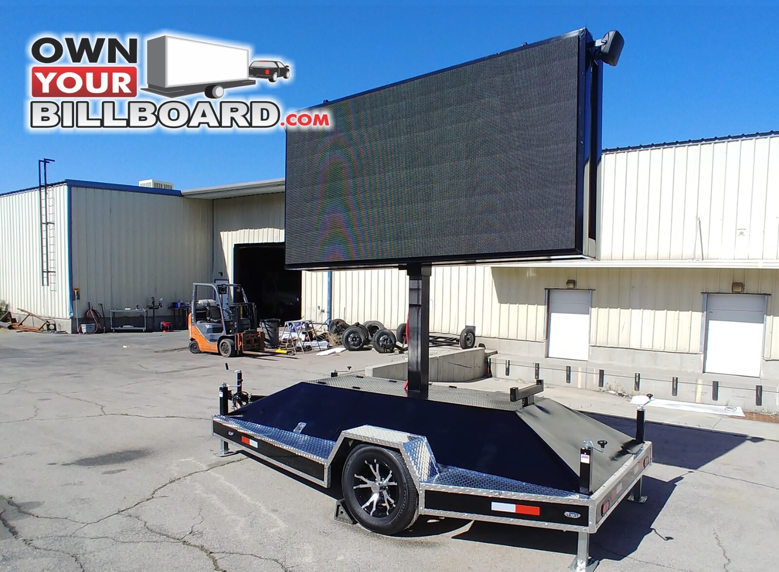 Mobile billboard Trailer 5 x 10 Double Sided. Promote your business like a PRO!