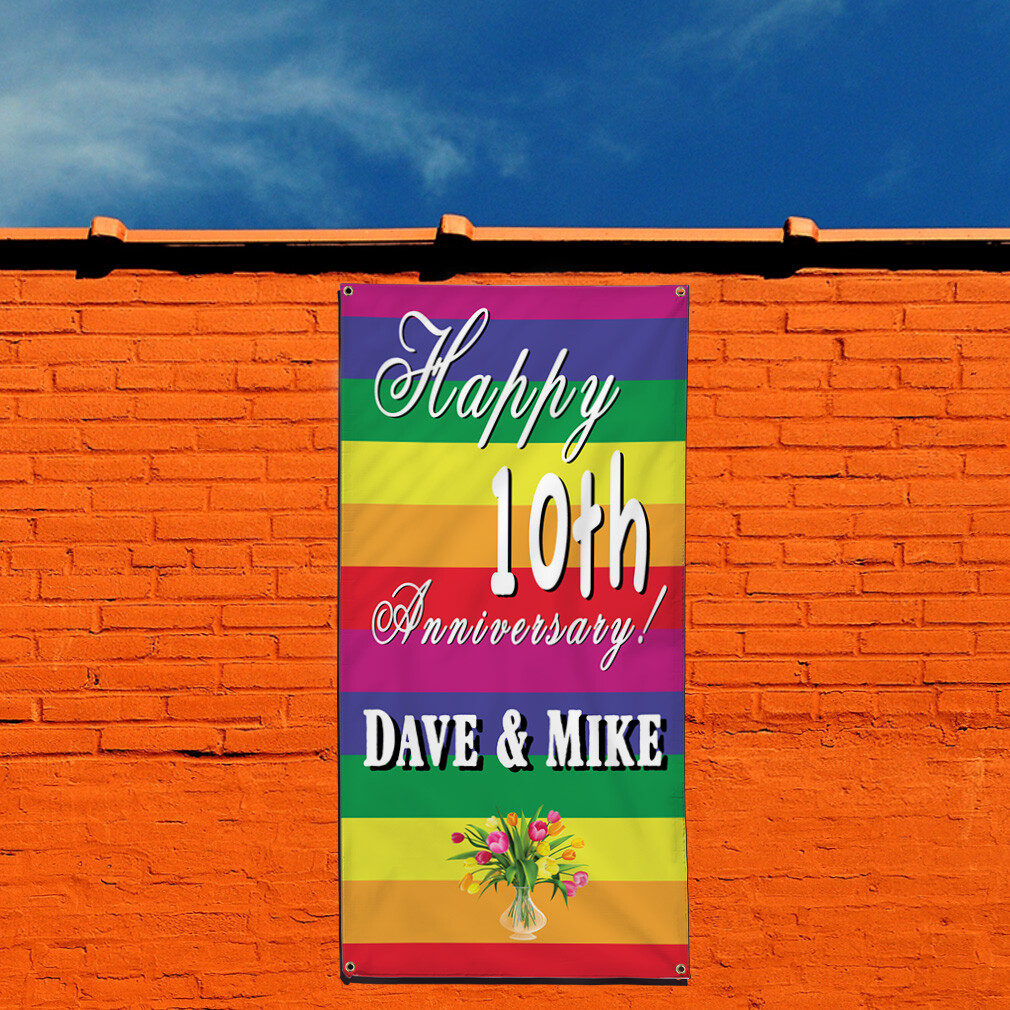 Vertical Vinyl Banner Multiple Sizes Outdoor Weatherproof Industrial Yard Signs