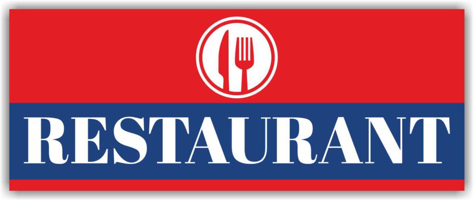 RESTAURANT Advertising Banner Vinyl Mesh Sign Cafe Bar Dinner Lunch BREAKFAST