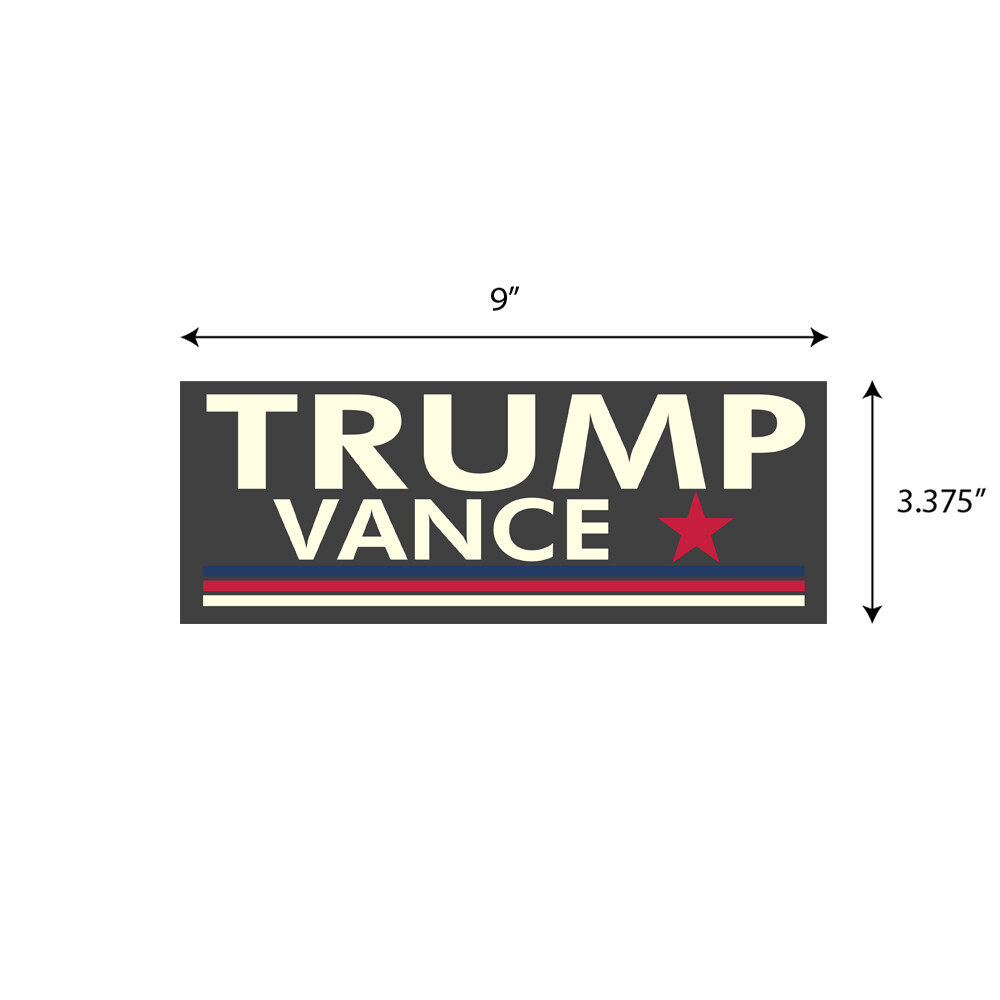 TRUMP VANCE 2024 MAGA Bumper Sticker Decal Graphic Election BS0560