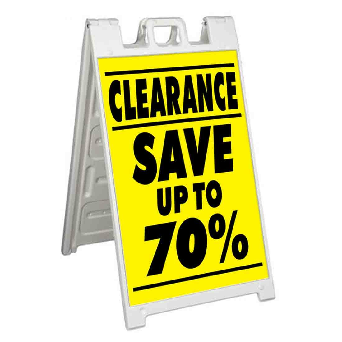 CLEARANCE SAVE UP TO 70% Signicade 24×36 Aframe Sidewalk Sign Banner Decal SALE