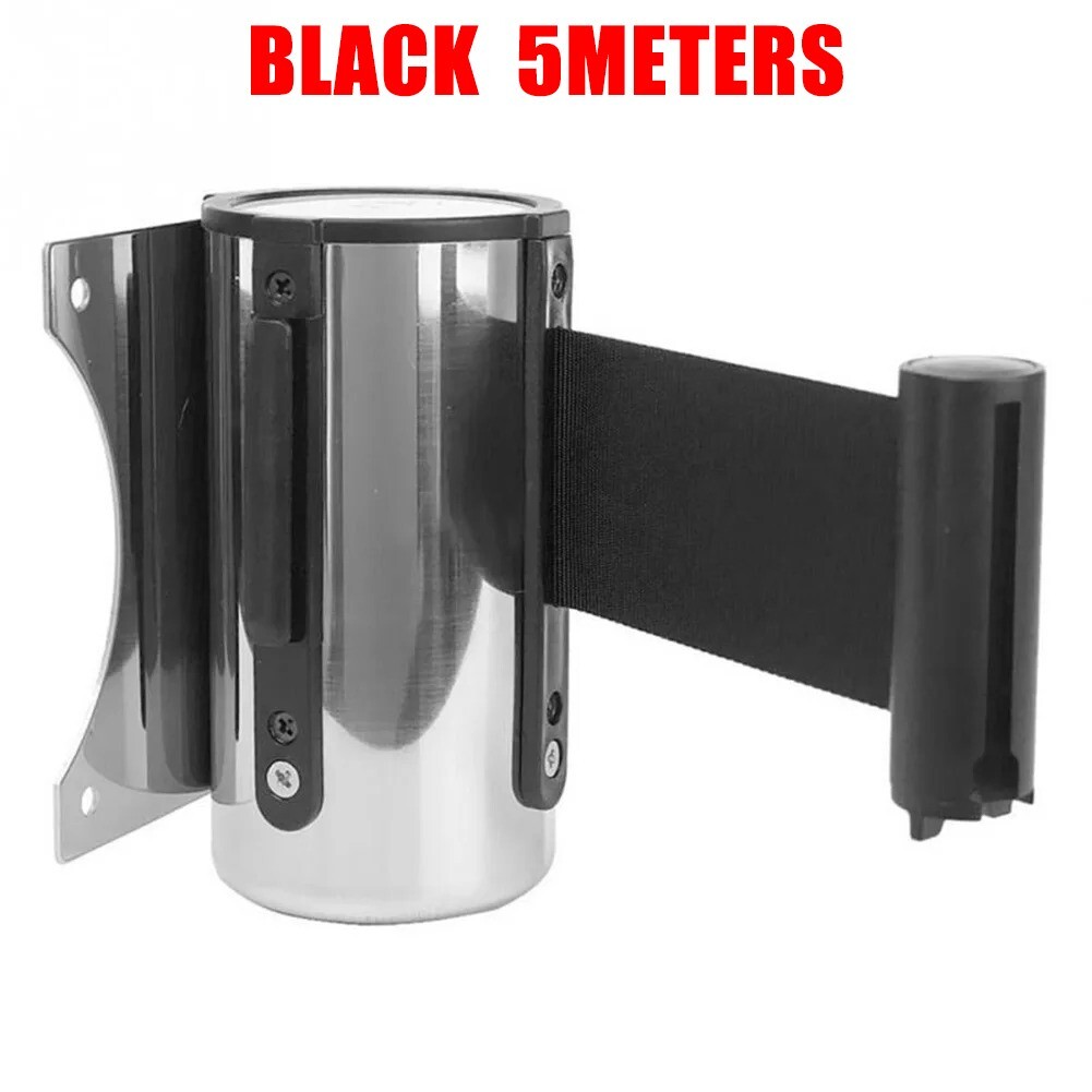 With Secure Locking Mechanism Wall Mount Crowd Control Retractable Strip