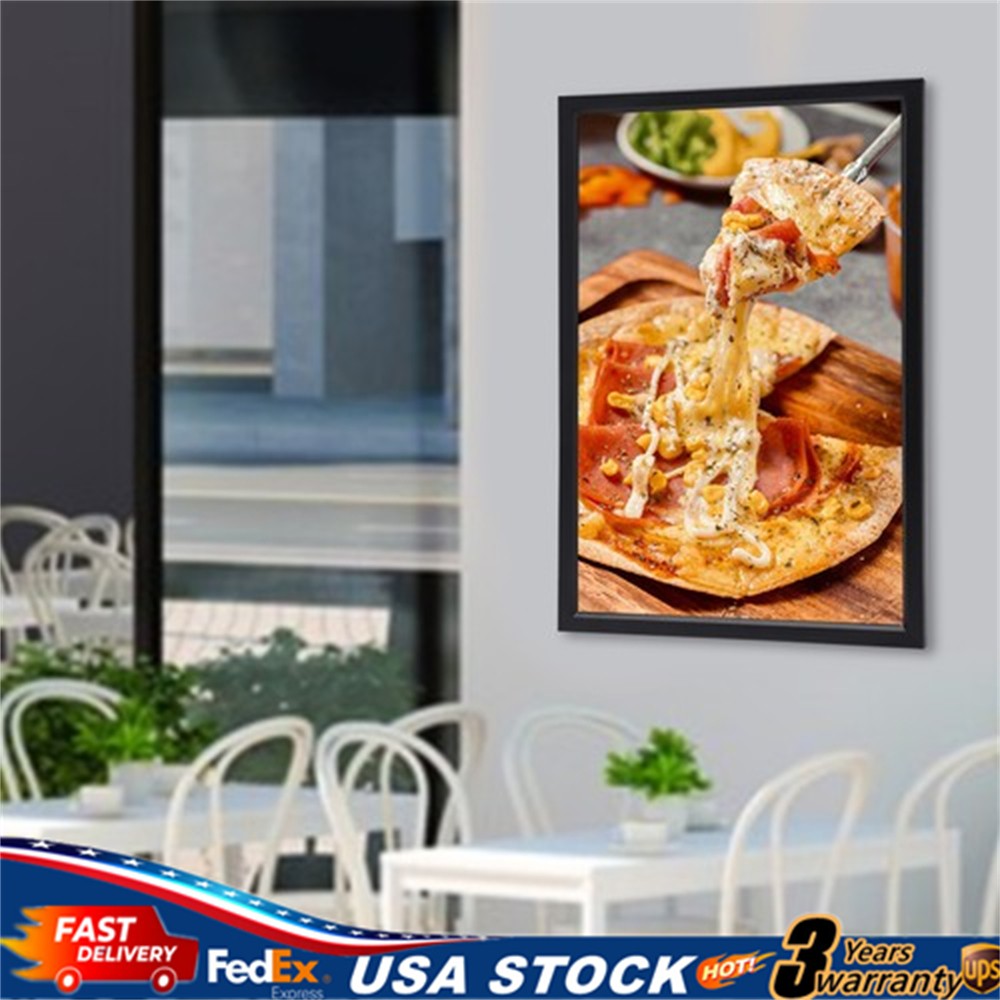 LED Light Box Restaurant Supermarket Movie Poster Display Frame Menu Sign Board