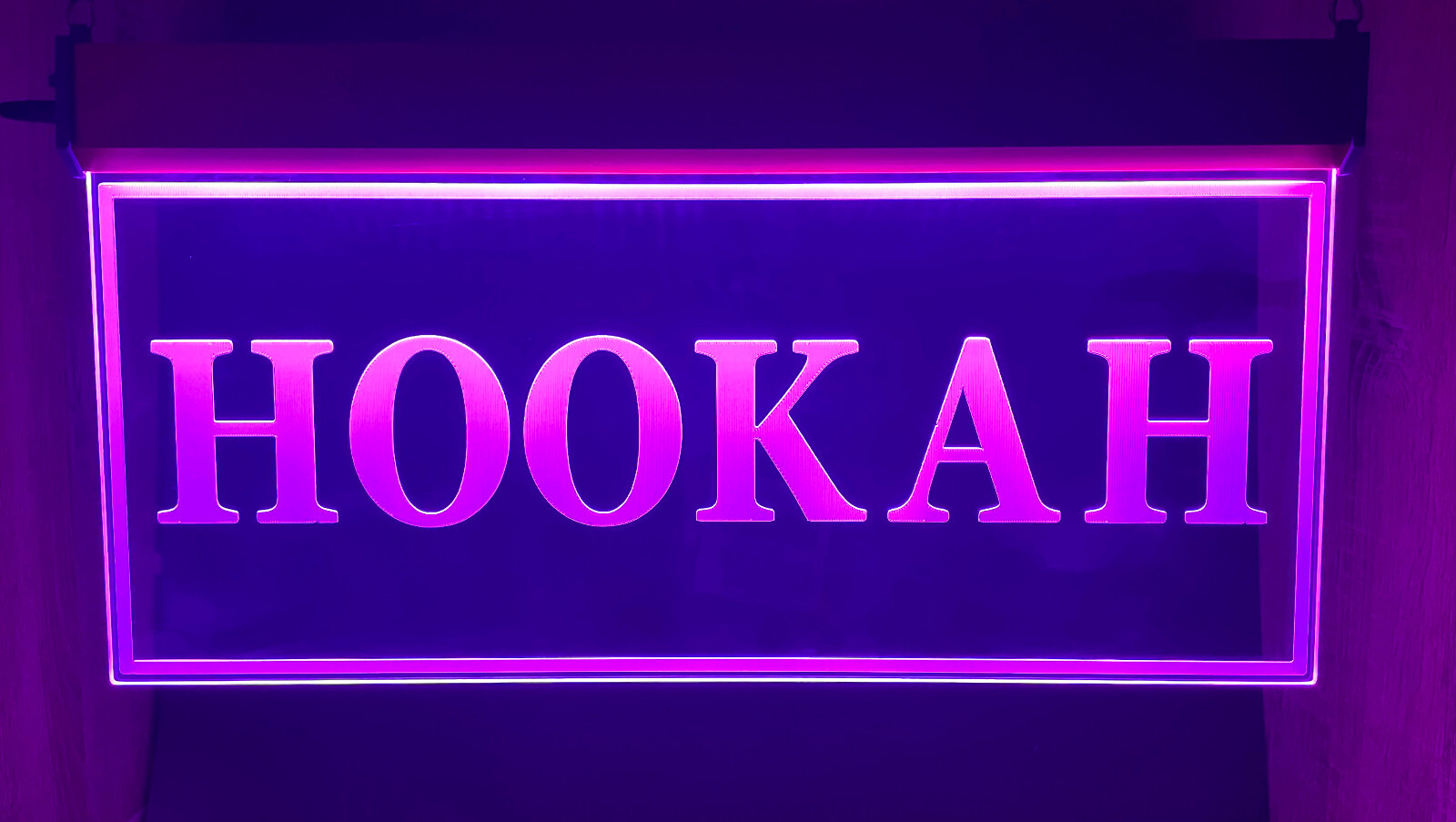 HOOKAH SHISHA SMOKE SHOP LED LIGHT SIGNS NEON OPEN STORE DISPLAY LARGE 10″X20″