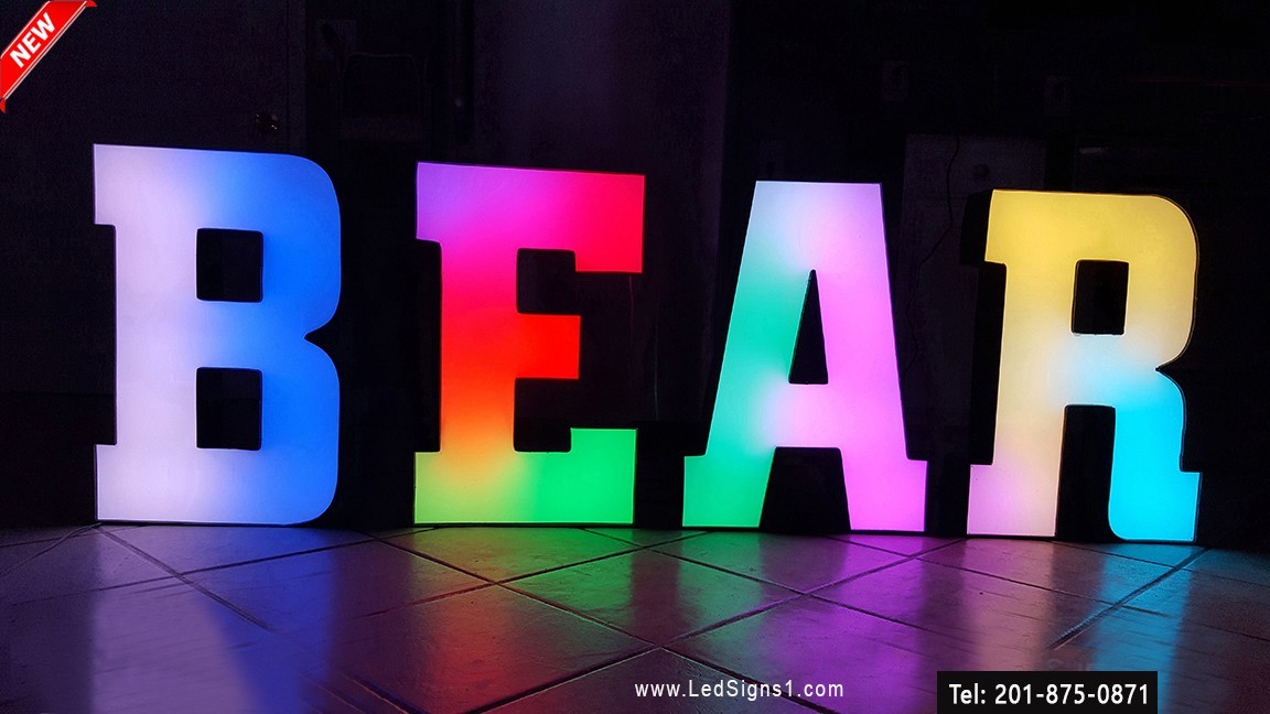 New Magic Color Changing RGB Channel Letter, 14 Inches ( Read Description )