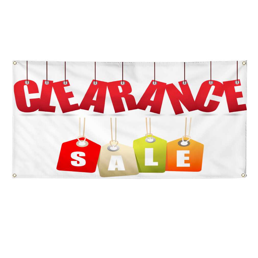 Vinyl Banner Multiple Sizes Closing out Deal with Icons B Business Outdoor