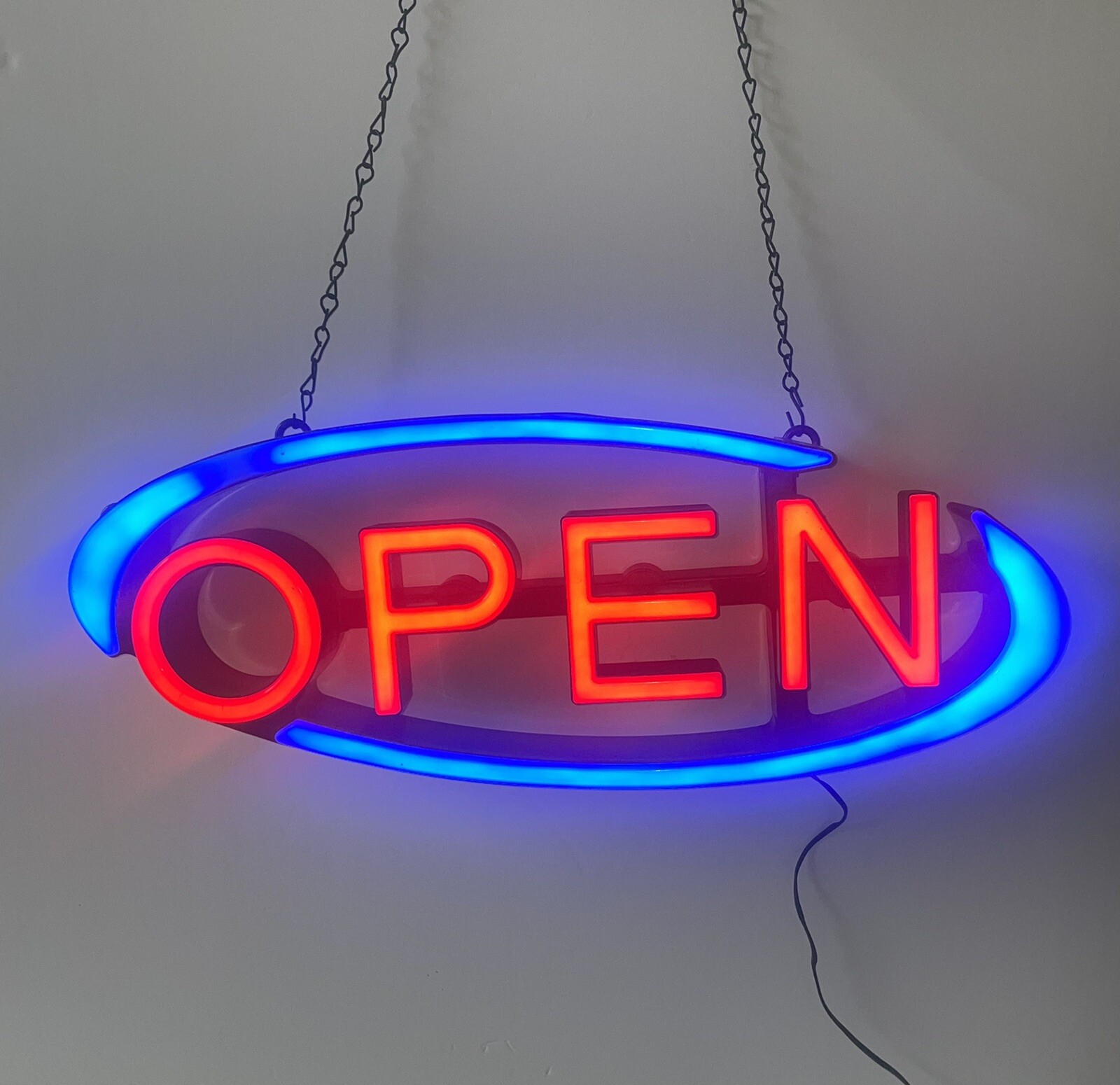 Large LED Open Sign Bright Neon Light for Restaurant Bar Pub Shop Store Business