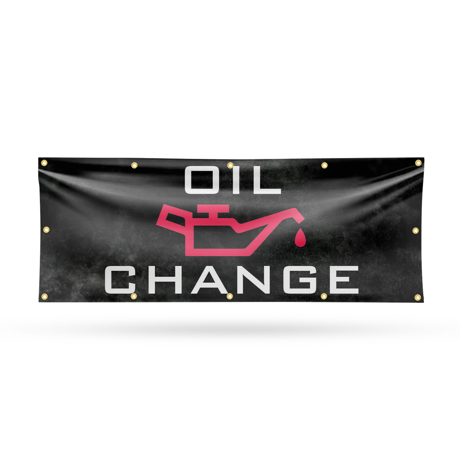 Oil Change 13 oz Vinyl Banner Sign with Metal Grommets Heavy-Duty Single-Sided
