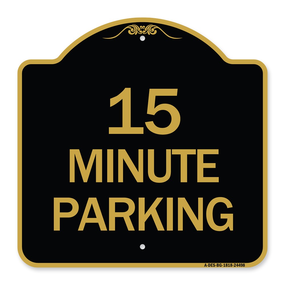 Designer Series – 2 Hour Parking – Parking for Customers Only Heavy Gauge Metal