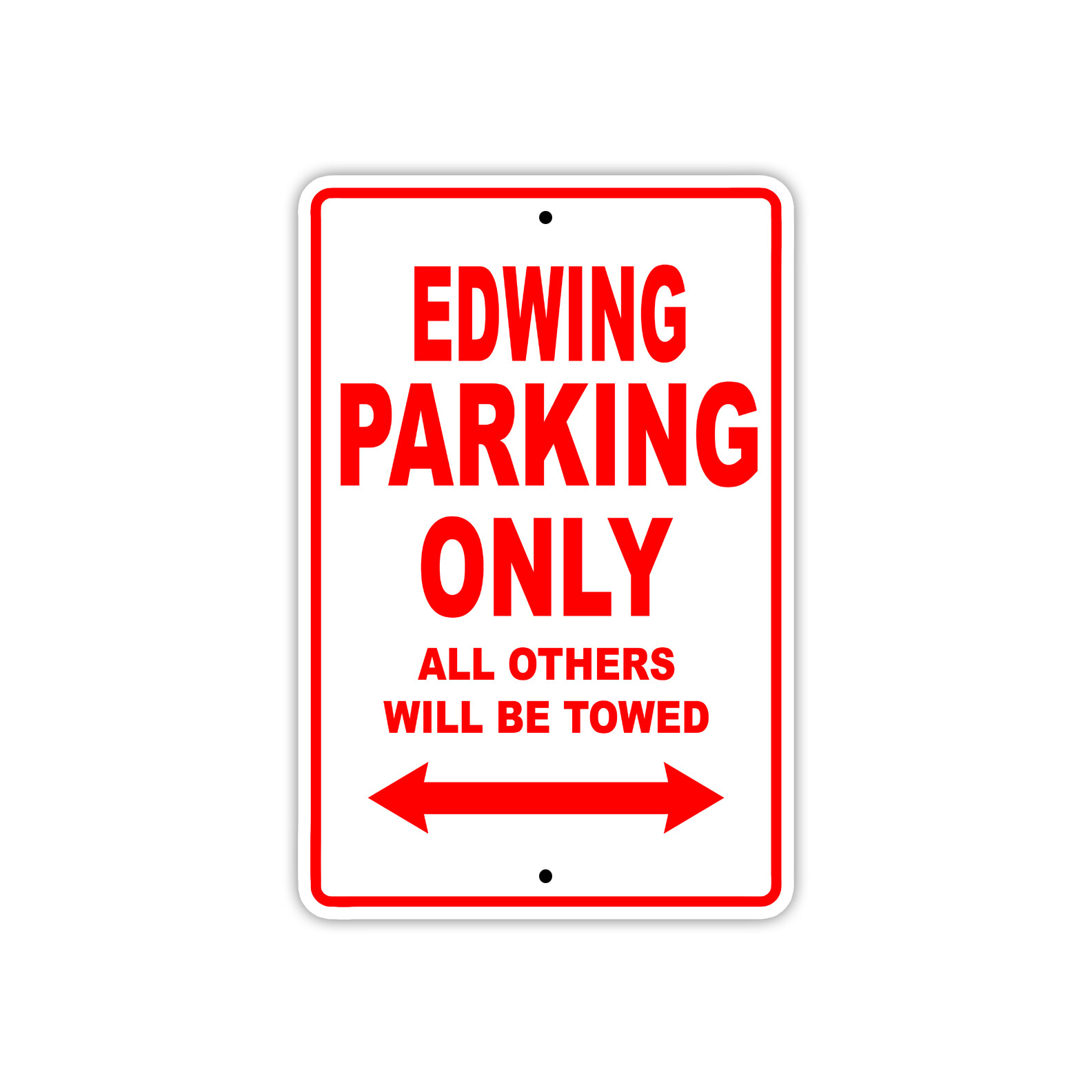 Edwing Parking Only Boat Ship Wall Art Notice Decor Novelty Aluminum Metal Sign