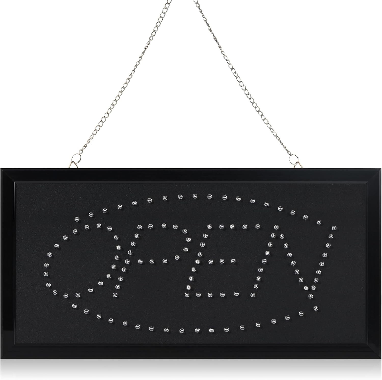 LED Neon Open Sign Bright Light Up Window Sign 19×10 Inch Energy Efficient
