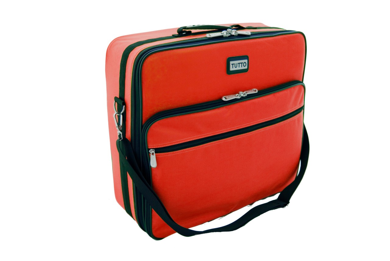 19″ Red Embroidery Project Bag