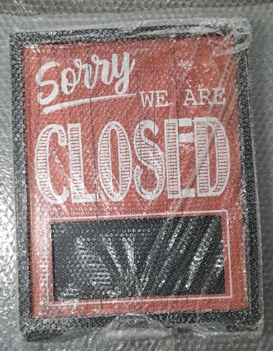 Double Sided A-Frame Open Closed Sign w Chalkboard Come In open Board NEW