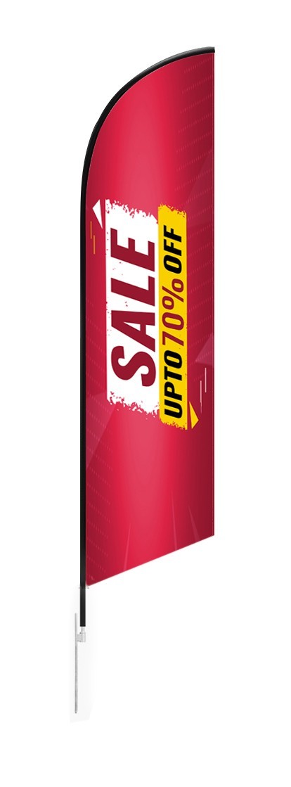 Sale Upto 70% Off Feather Flag With Ground Stake