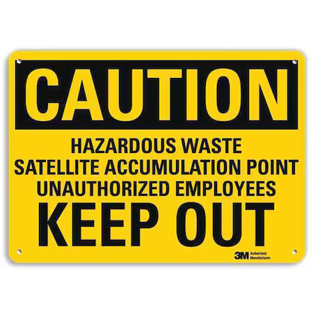 Lyle U4-1382-Ra_10X7 Safety Sign, 7 In Height, 10 In Width, Aluminum, Vertical