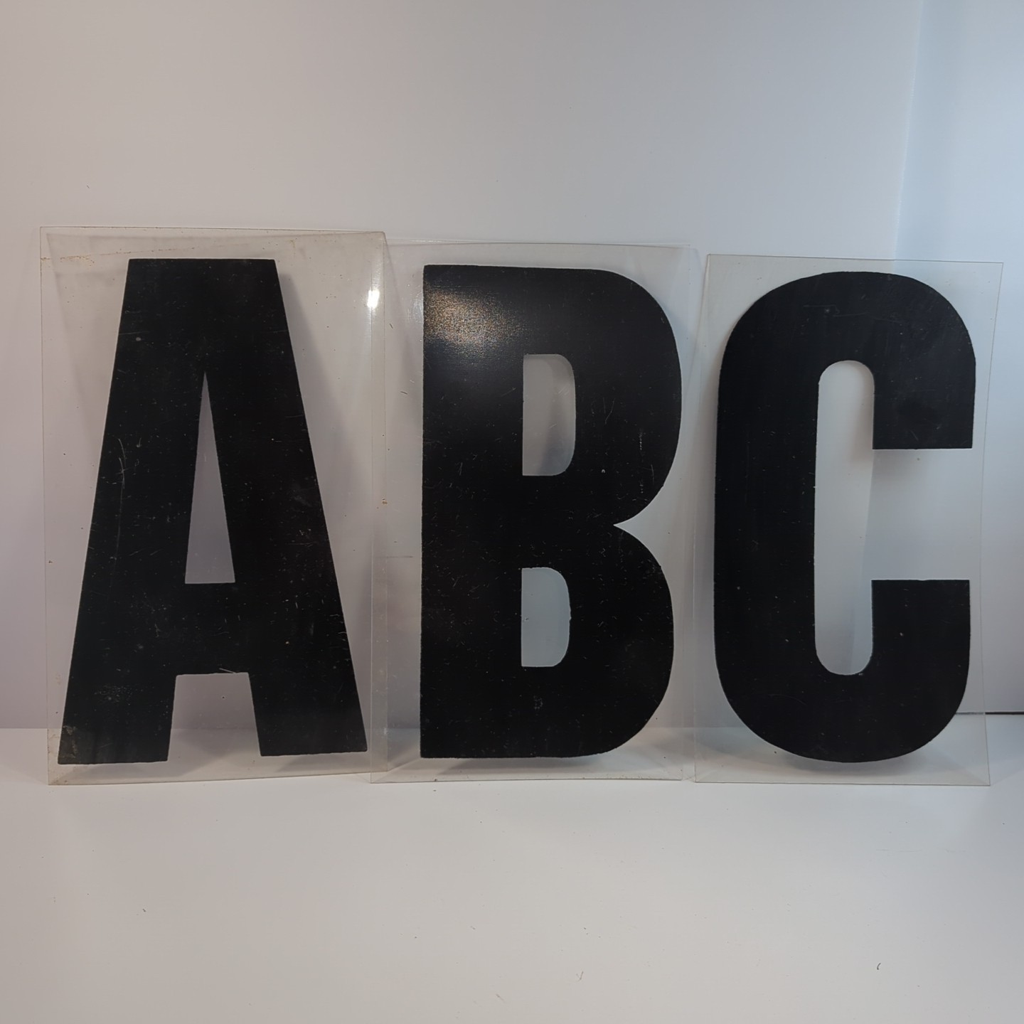 11″ Black Marquee Sign Letter Complete Alphabet Commercial Outdoor Store Plastic