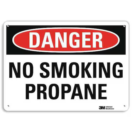Lyle U3-1855-Na_14X10 Danger Sign, 10″ H, 14 In W, Horizontal Rectangle,