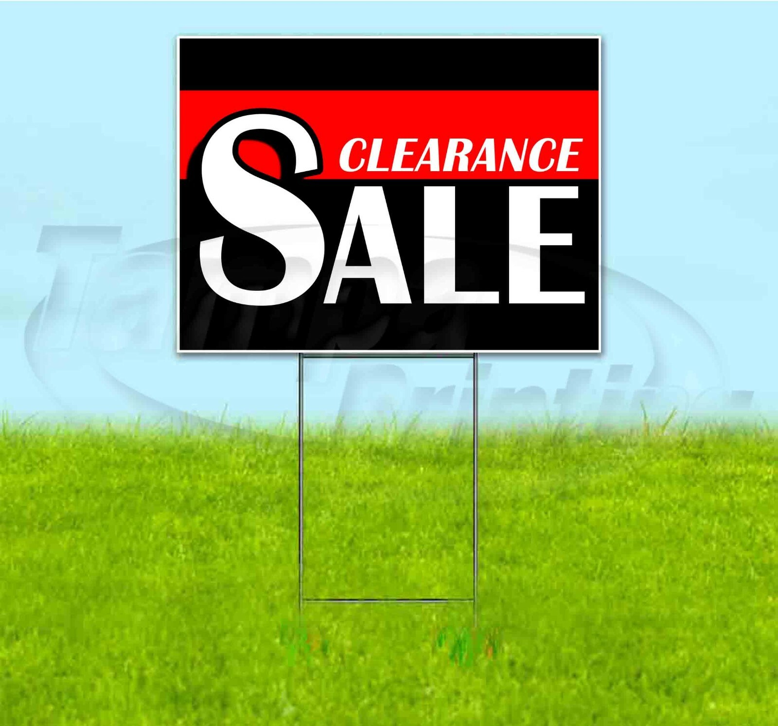 CLEARANCE SALE 18×24 Yard Sign WITH STAKE Corrugated Bandit USA