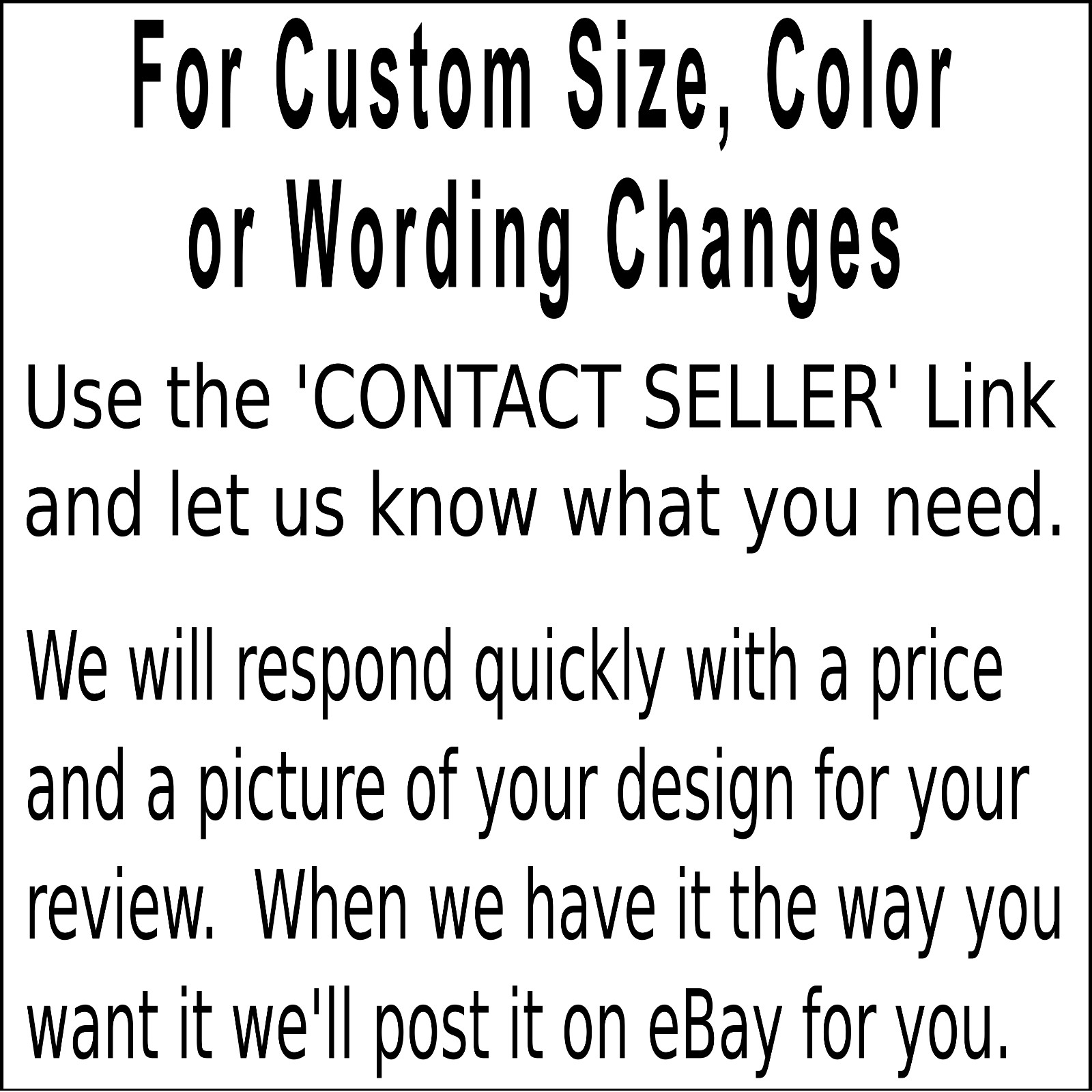 BLACK FRIDAY HUGE SALE – Banners-Signs -HD Vinyl- USA MADE- FREE SHIPPING IN USA