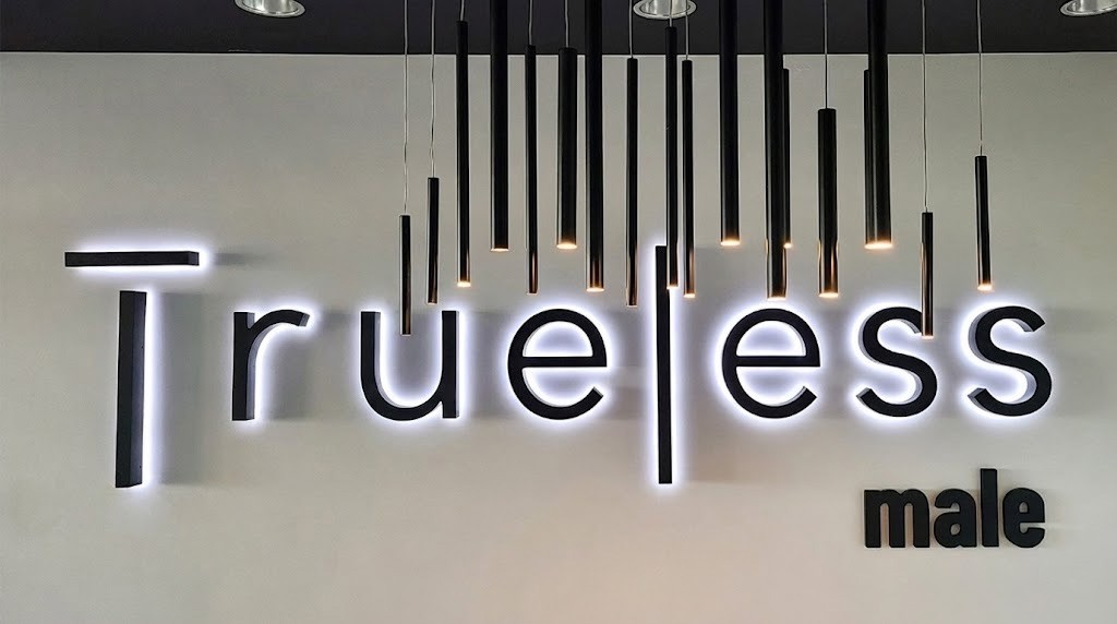 Custom LED Backlit Business Logo Sign–Metal 3D Storefront Sign–Personalized Shop