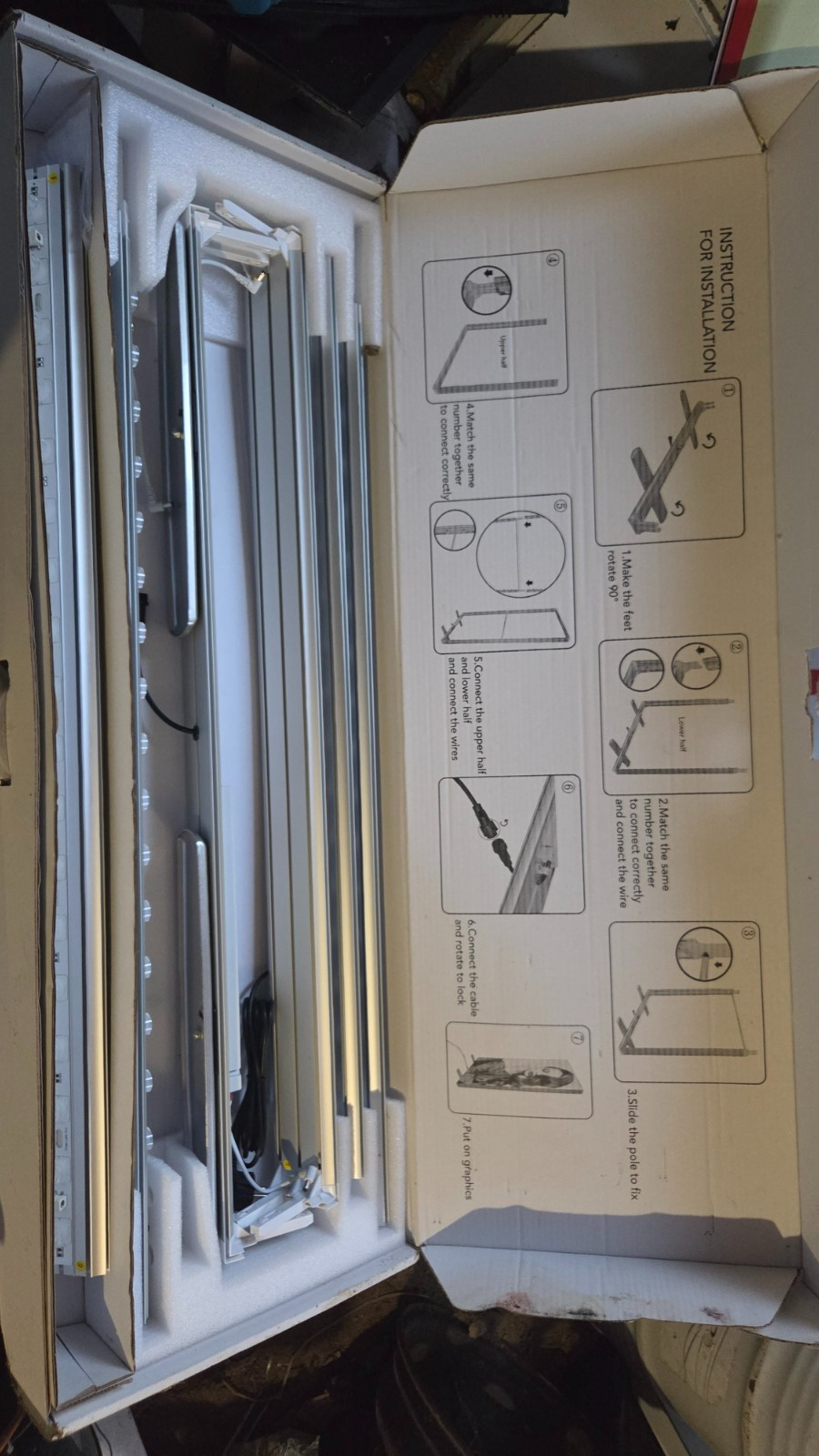 NEW double sided LED frameless lightbox