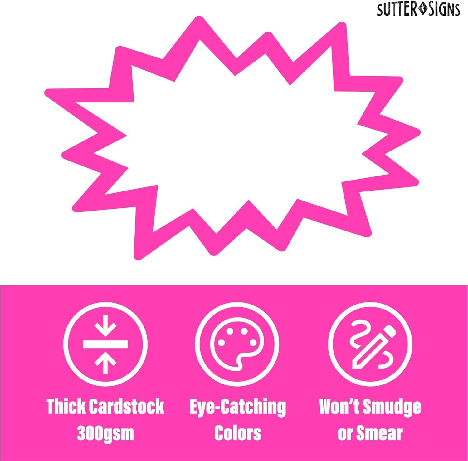Starburst Signs with Stickers 100pcs | Sale Price Tags for Garage Sale, Estat…