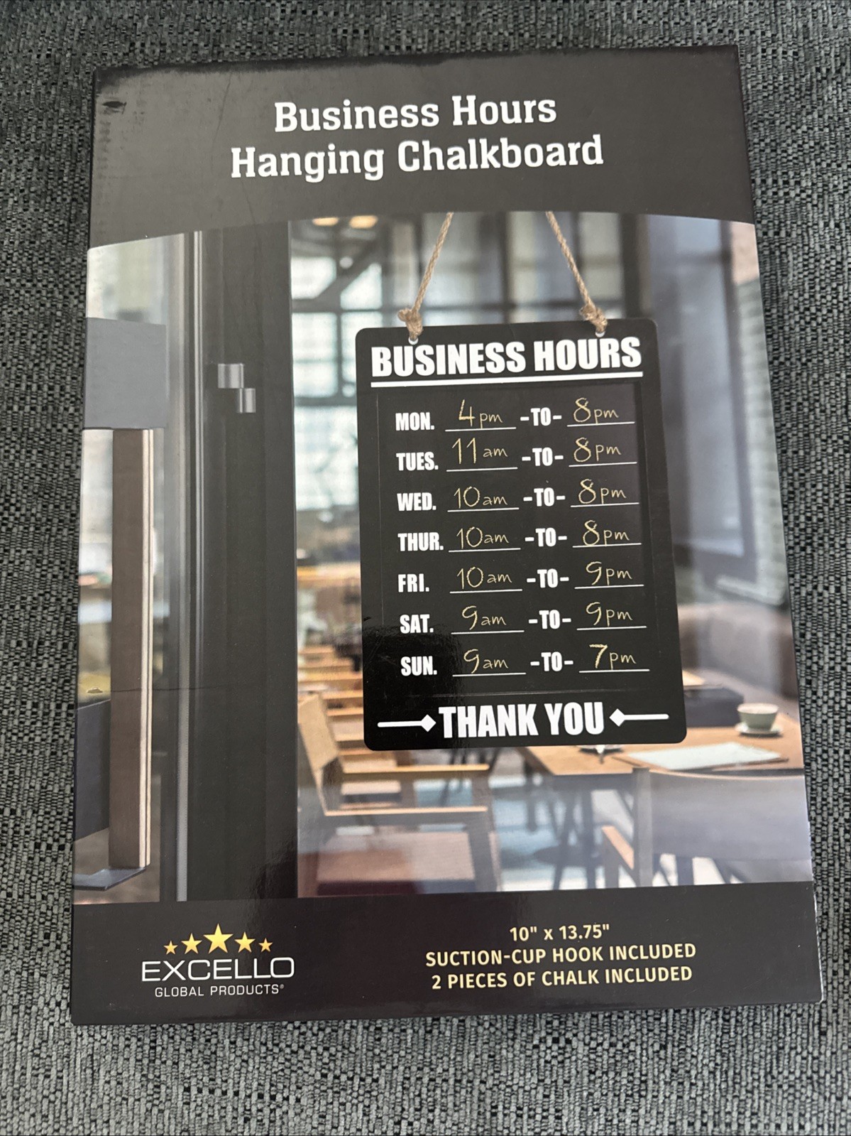 Excello Global Products EGPHD0311AS Business Hours Indoor/outdoor Hanging #A222