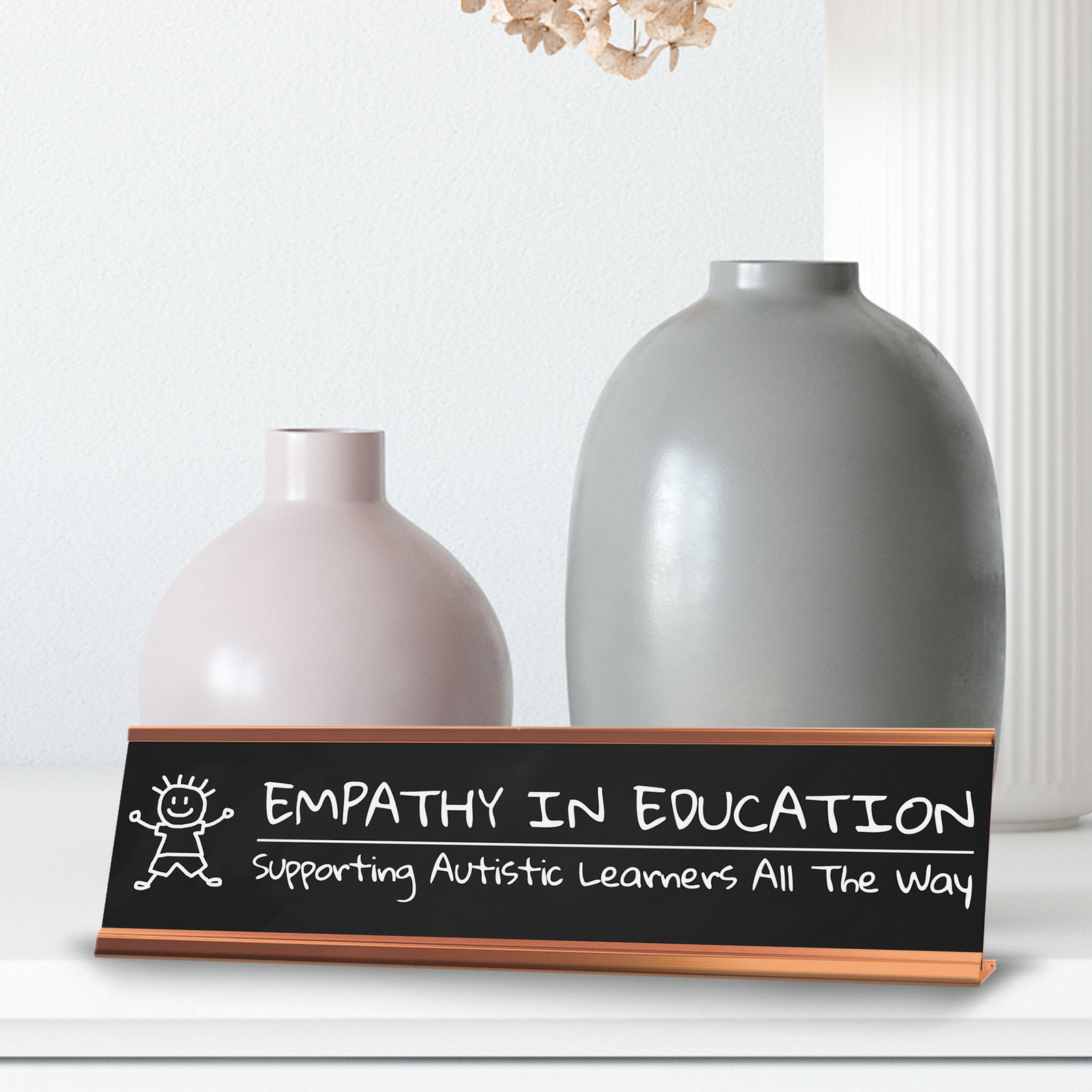 Empathy in Education, Supporting Autistic Learners All The Way Rose Gold Frame