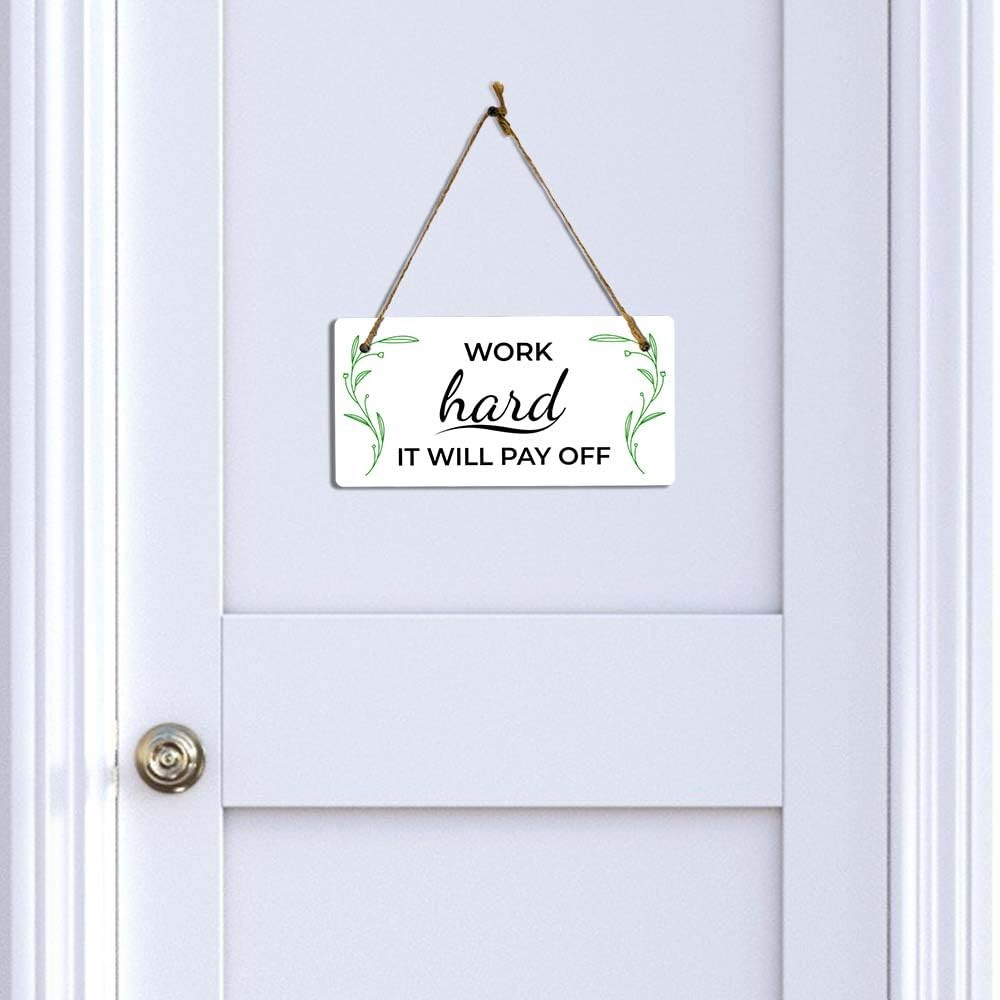 Signs ByLITA Inspirational Quotes for Kids 5×10 Hanging Plus Wall or Door Sign