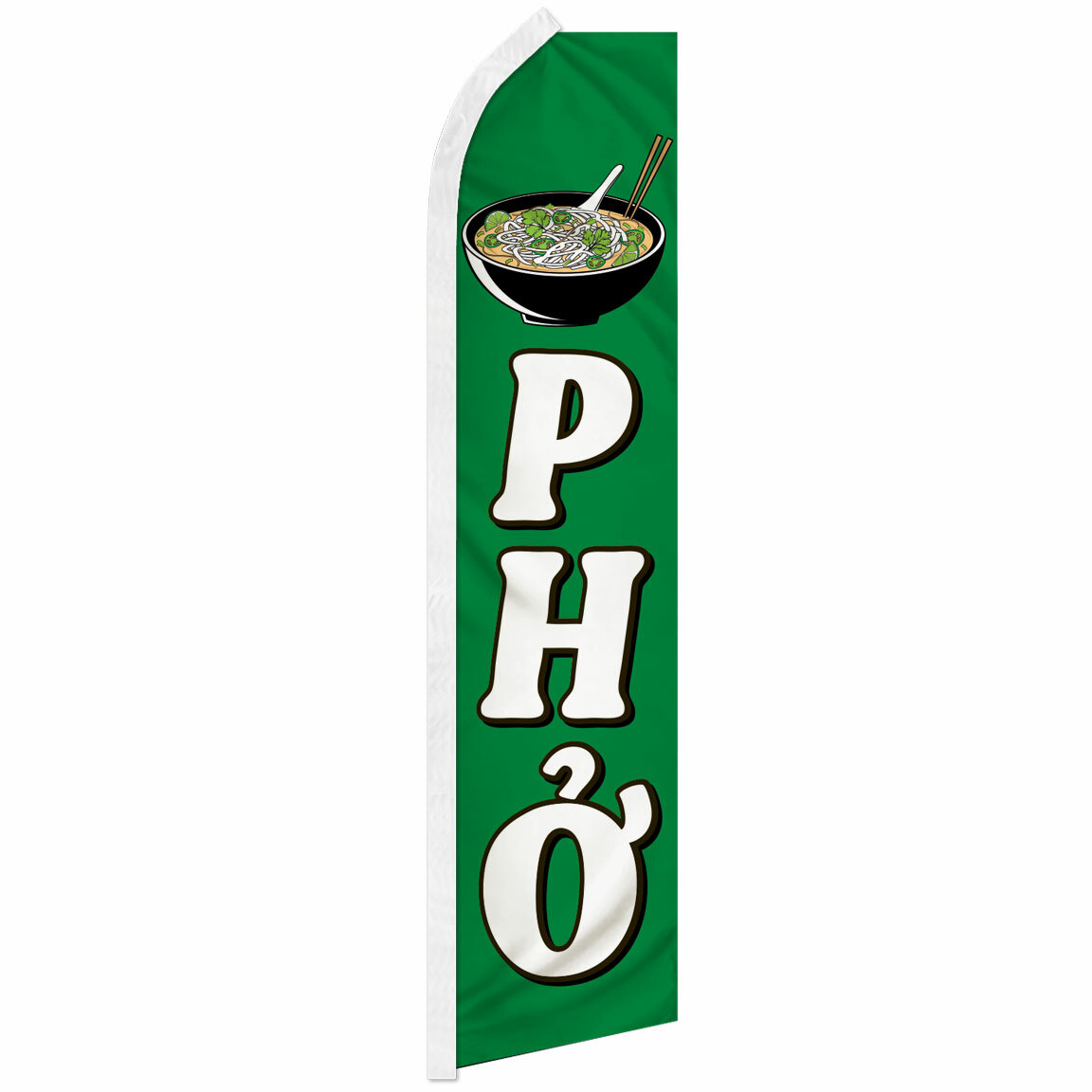 Pho Swooper Feather Flutter Advertising Flag Concessions Food Flag