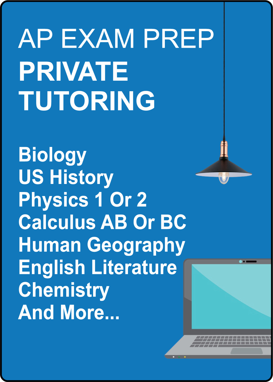 AP EXAM PREP PRIVATE TUTORING | Adhesive Vinyl Sign Decal