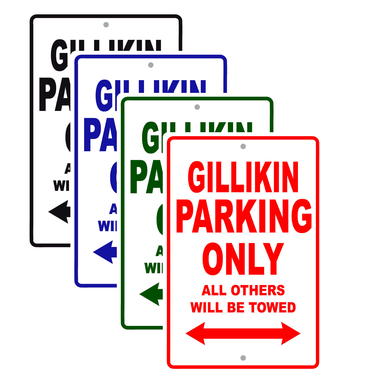 Gillikin Parking Only Boat Ship Yacht Marina Lake Dock Aluminum Metal Tin Sign