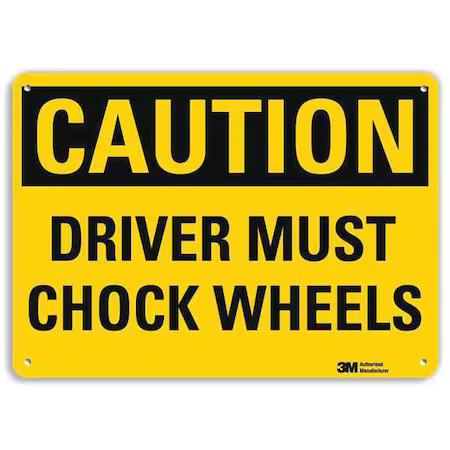 Lyle U4-1046-Ra_10X7 Safety Sign, 7 In Height, 10 In Width, Aluminum, Vertical