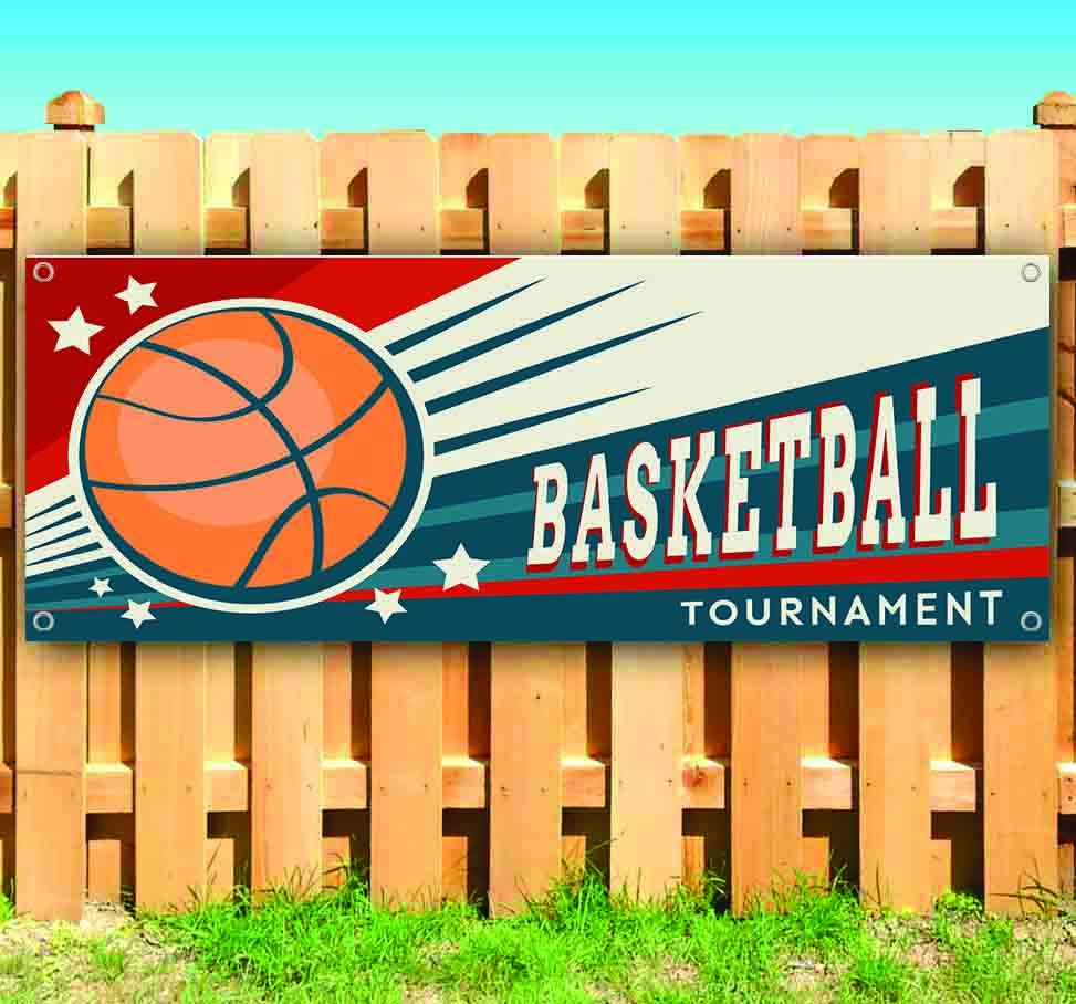 BASKETBALL Advertising Vinyl Banner Flag Sign Many Sizes SPORTS