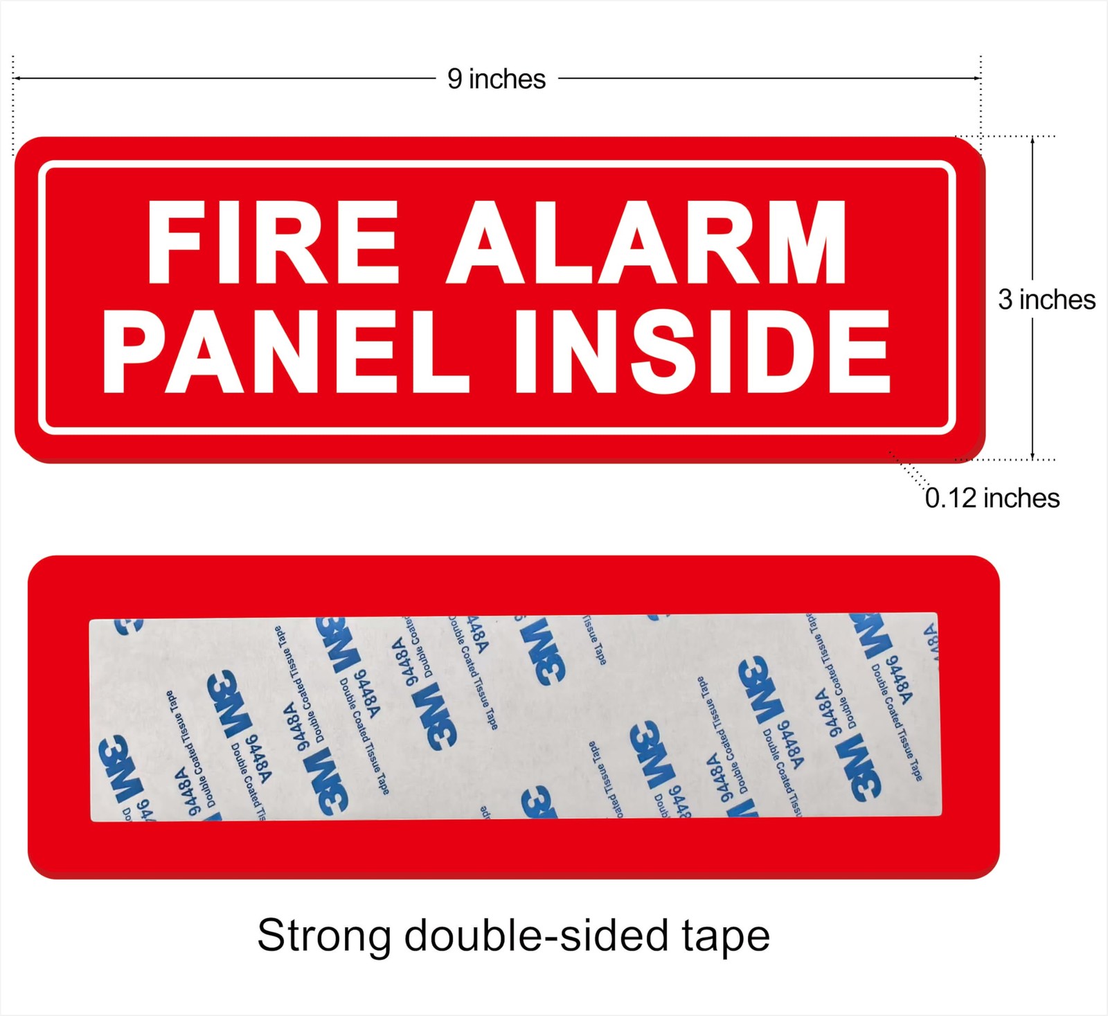 Fire Alarm Panel Inside Sign – Made from Premium Durable Acrylic Material, Su…