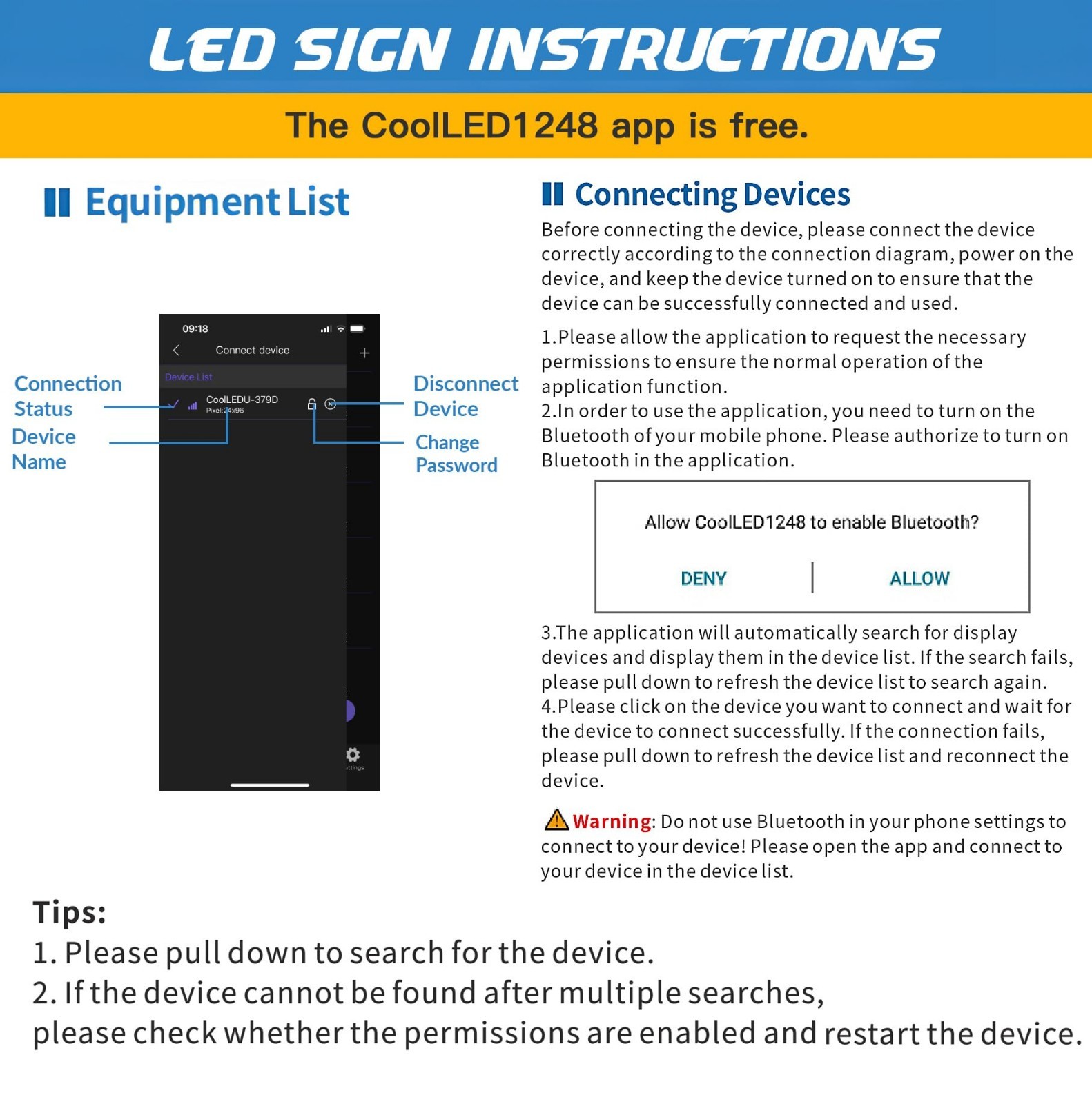 Bright LED Scrolling Sign – Customizable USB Programmable Display for Store, Car