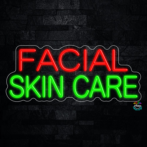 Facial Skin Care LED Neon Sign 24″L x 10″H #32265