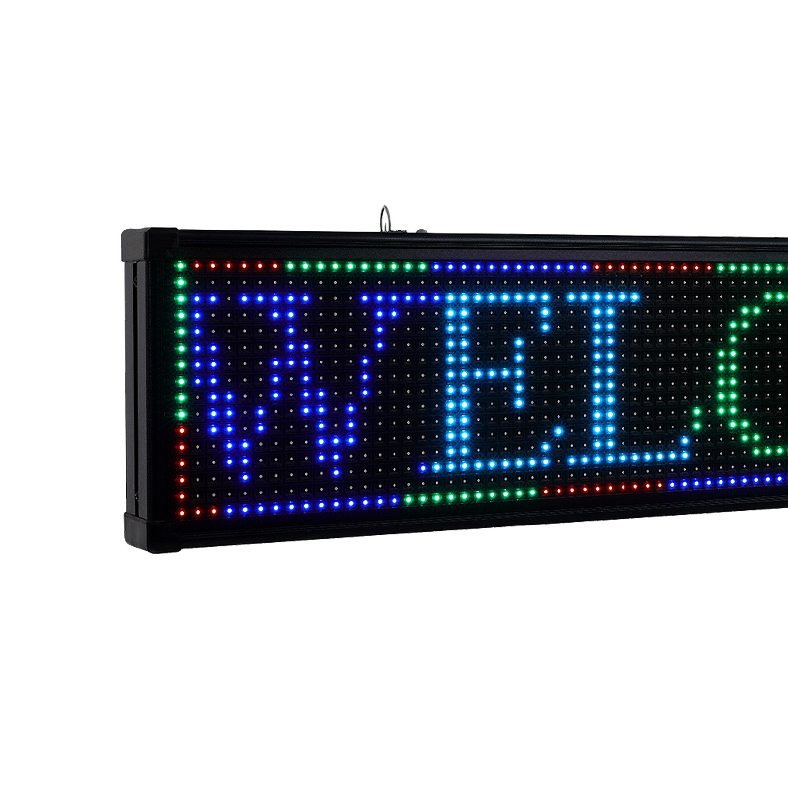 LED Display with WiFi Full Color Sign 40“ x 8“ Scrolling Huge Bright Advertising
