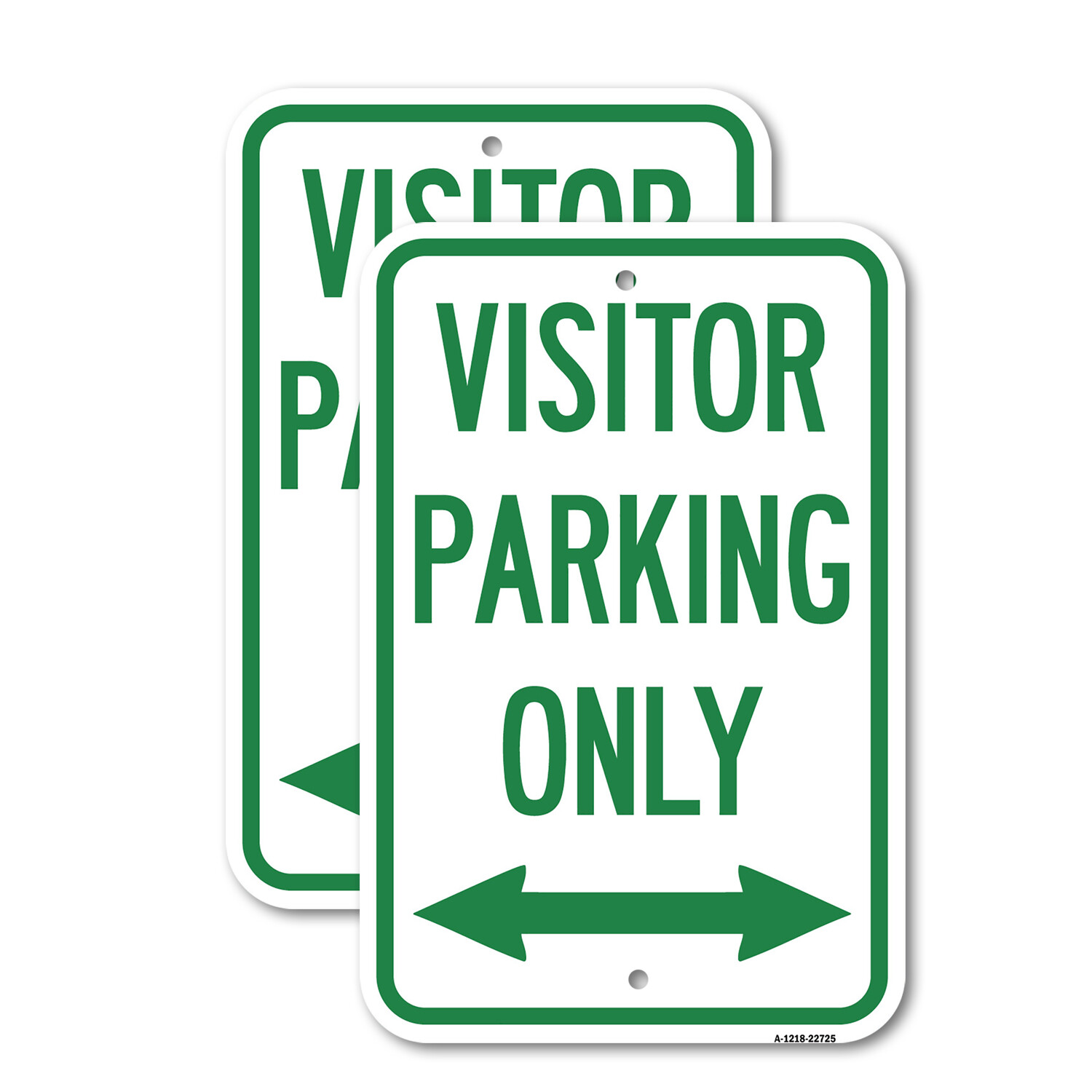 Visitor Parking Sign Visitor Parking Only With Heavy Gauge Aluminum Parking Sign