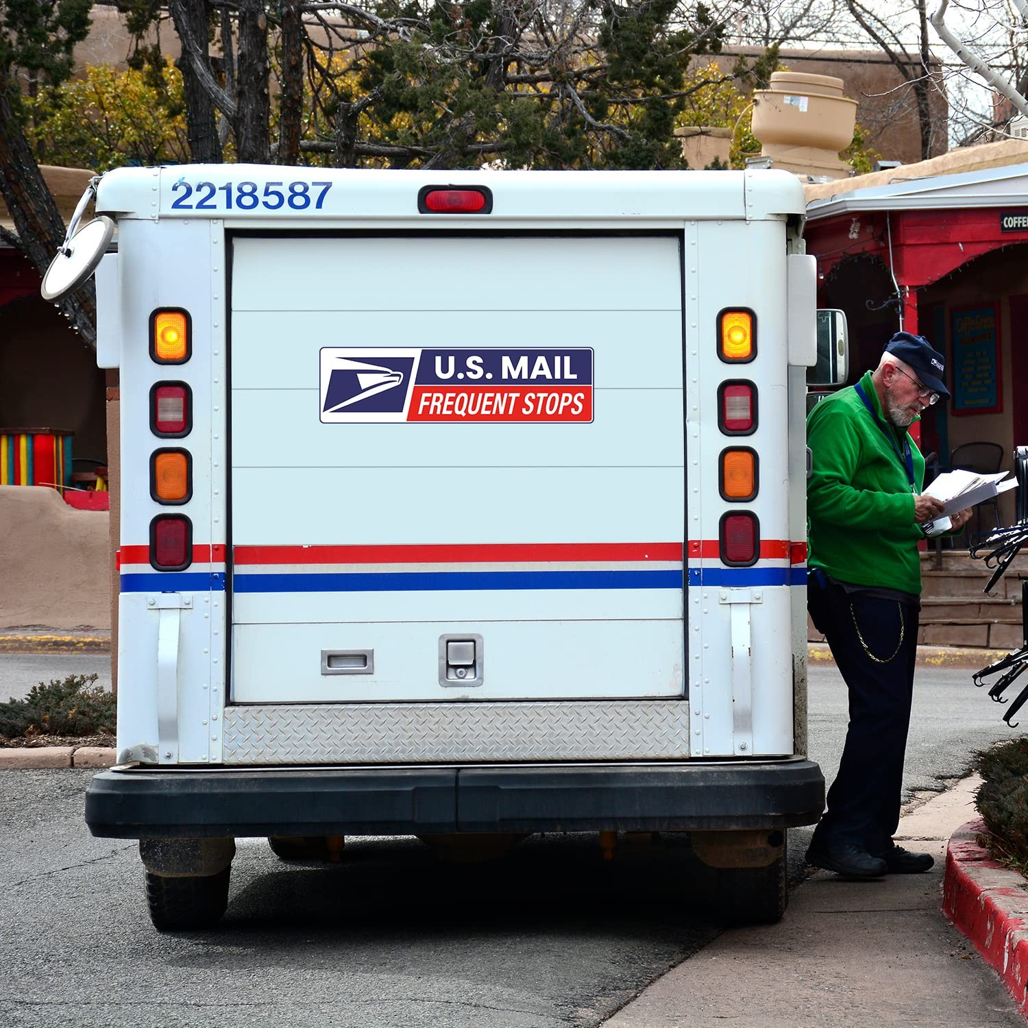 Reflective US Mail Delivery Magnetic Signs Set 3 Piece