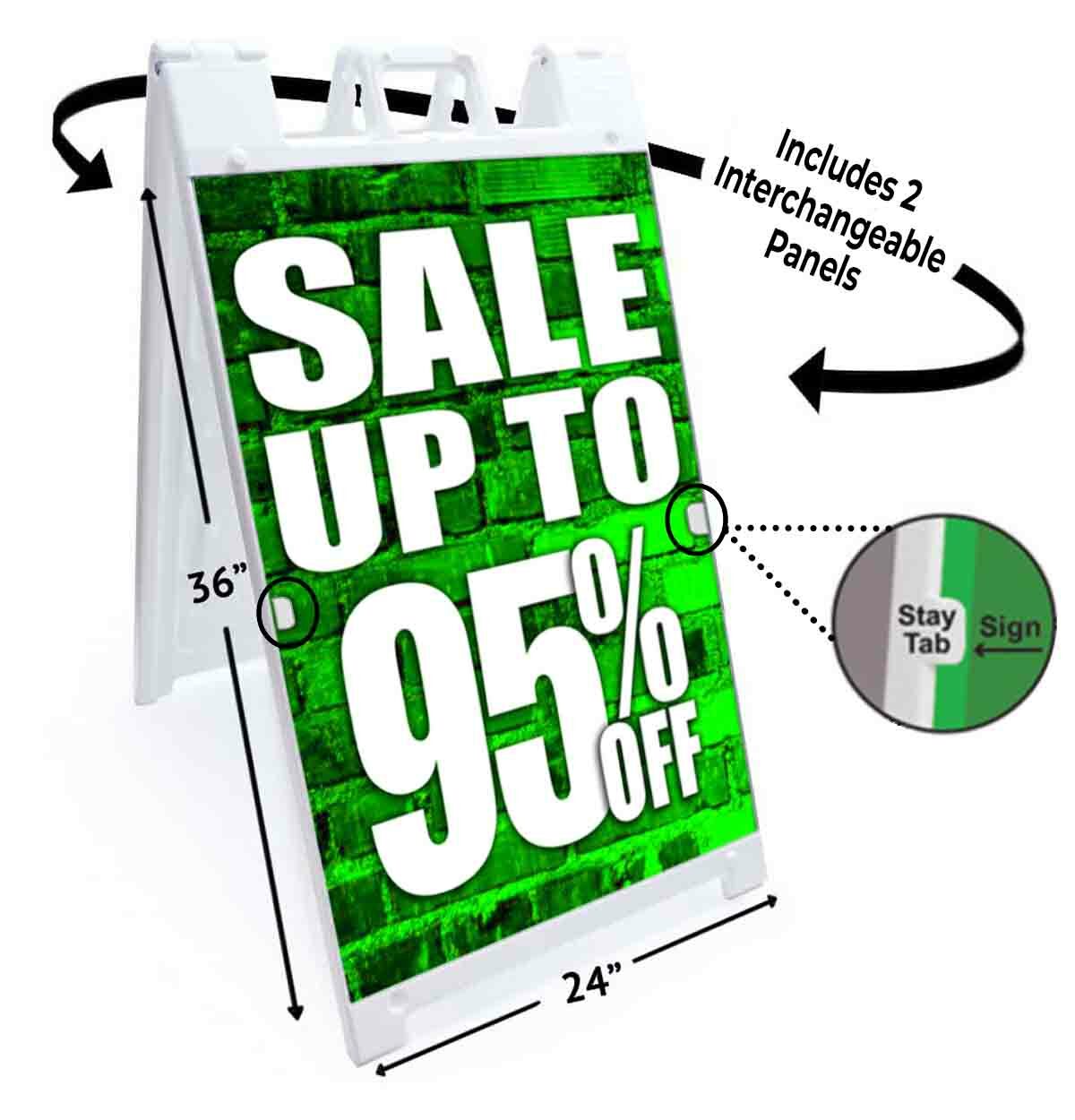 Sale Up To 95% Off Signicade 24×36 A Frame Sidewalk Sign Double Sided