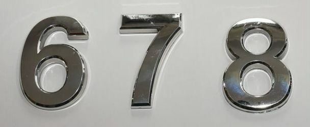2 PCS – Apartment Number Sign/Mailbox Number Sign, Door Number…REF24-1027