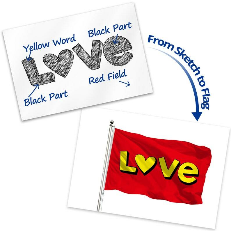 Anley Custom Flag Personalized Flags Banners – Print Your Own Logo Image Text