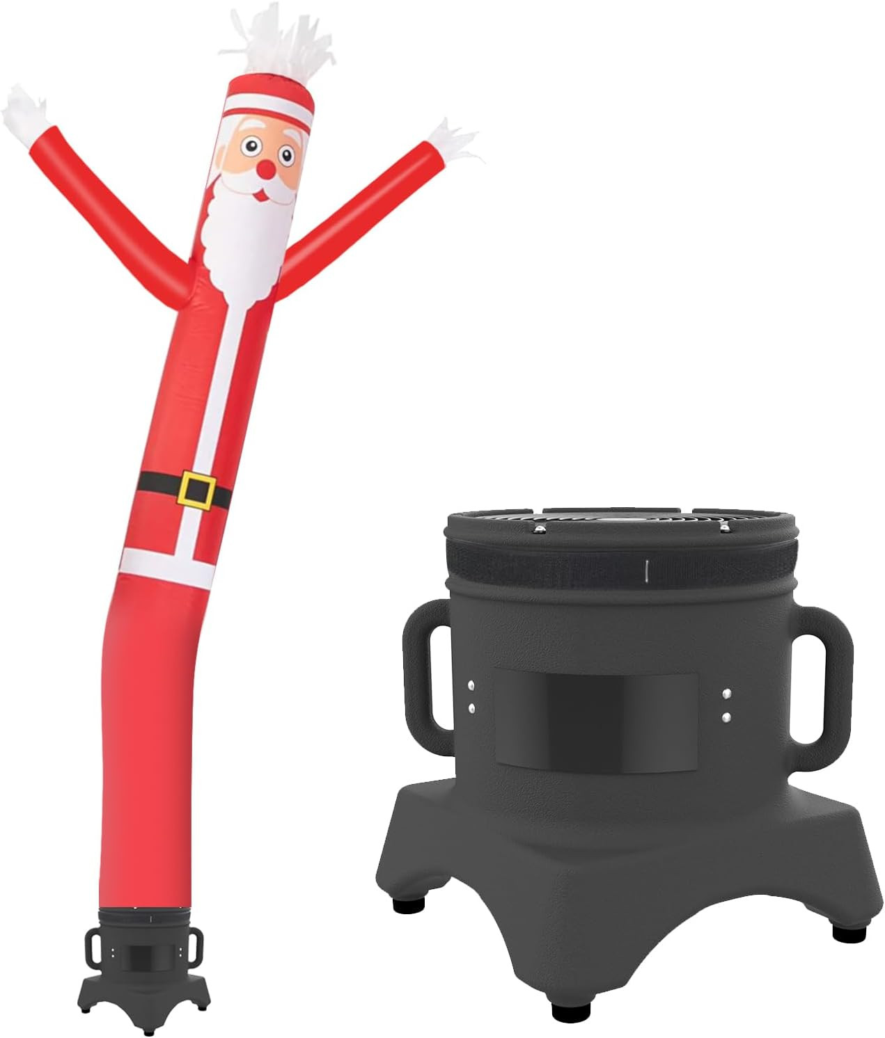 10Ft Inflatable Dancer Waving Tube Man Puppet for Store Sign (Santa)